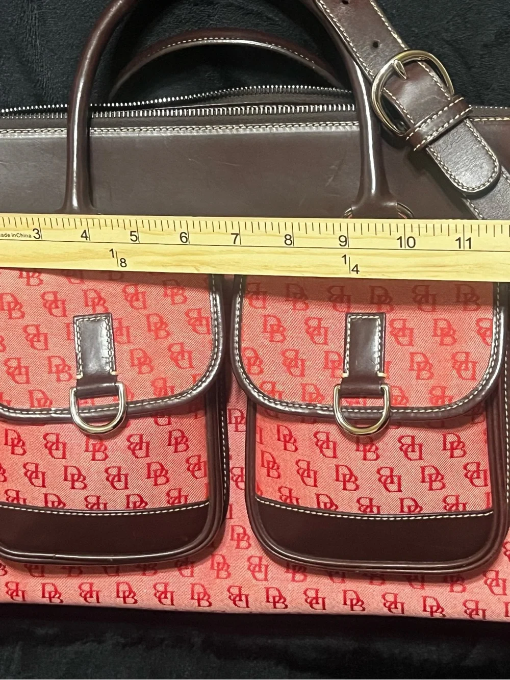 Vintage Dooney & Bourke Satchel Bag, Authentic‼️